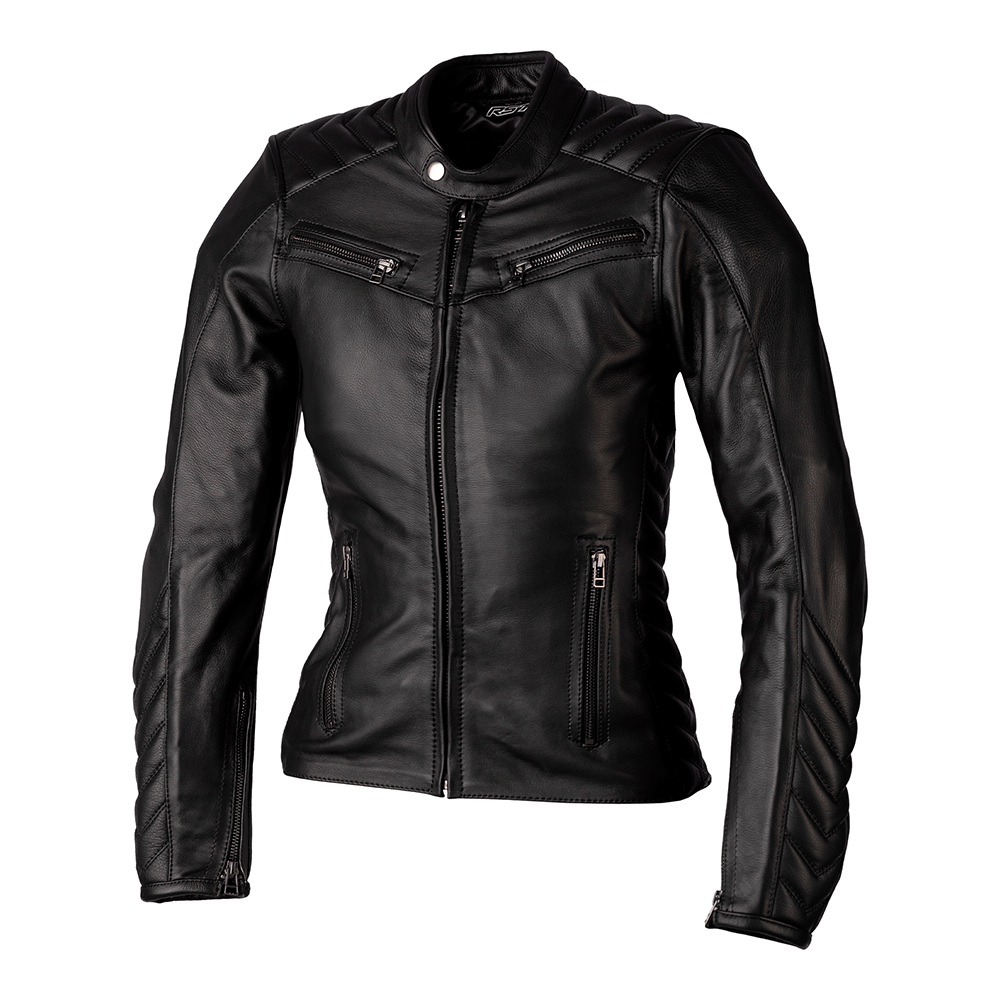 RST ROADSTER 3 LADIES LEATHER JACKET [BLACK] – North Shore Motor Cycles ...