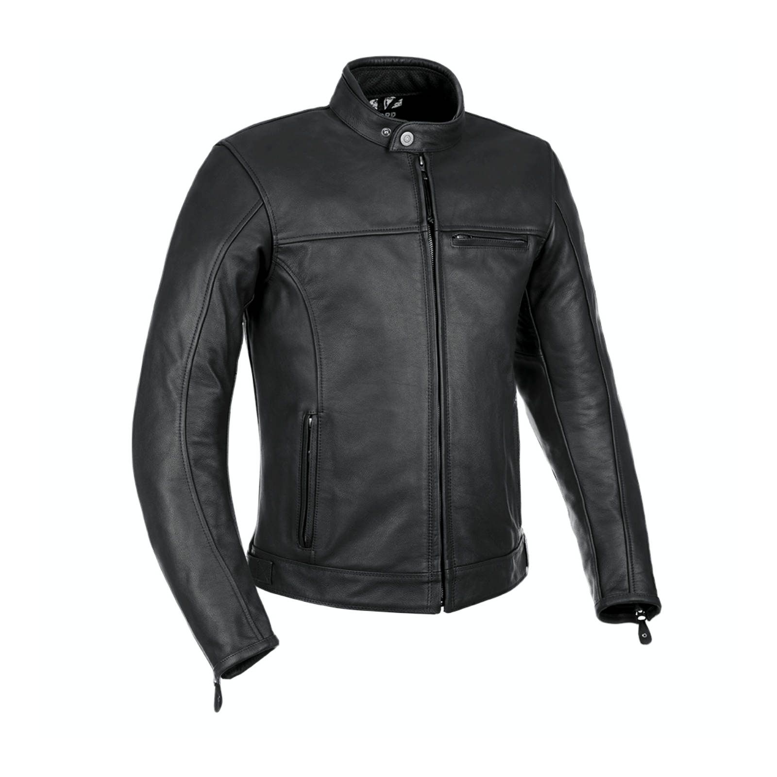 Oxford Walton Leather Jacket – Black – North Shore Motor Cycles Parts ...